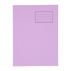 A4+ Exercise Book 24 Page, 8mm Ruled, Purple - Pack of 50